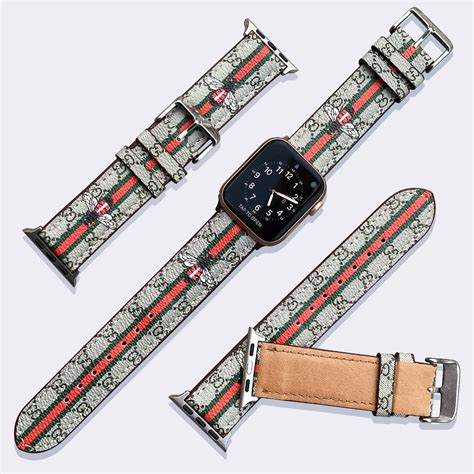 designer apple watch straps|authentic gucci apple watch bands.